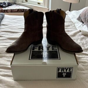 Frye Women's Dark Brown Ankle Boots